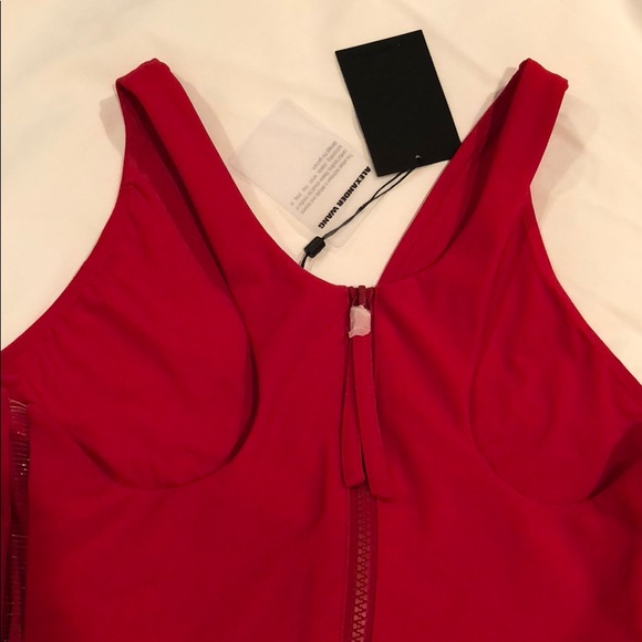 Alexander Wang Fish Line Detail One Piece Swimsuit - Picture 7 of 8